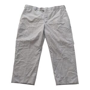 Suitsupply Pants Mens 34 Wool Turn up Vitale Barberis Canonico Super 120 Trouser